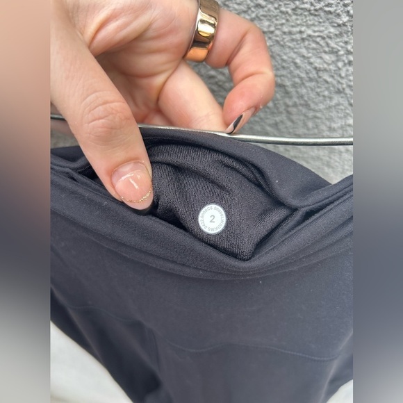 Lululemon Groove Super-High-Rise Flared Pant Nulu Black Size 2 - Picture 4 of 6